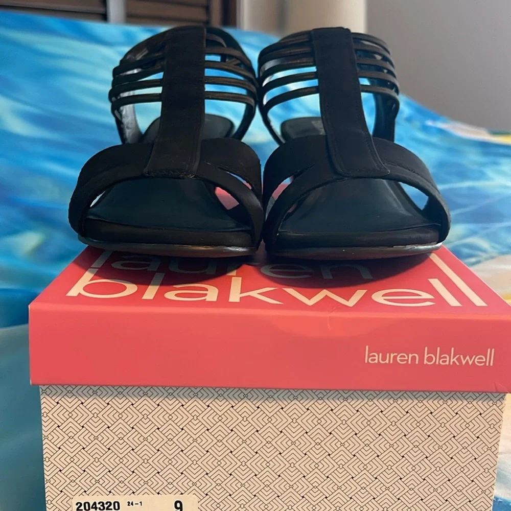Lauren Blackwell Black Women's Sandals